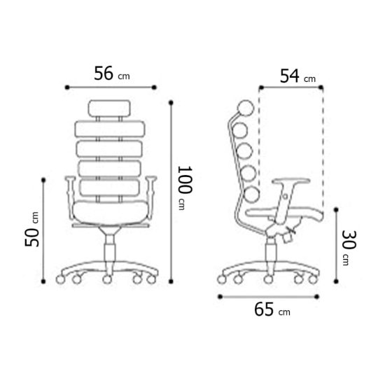 مشخصات صندلی اپراتوری آفو مدل F04