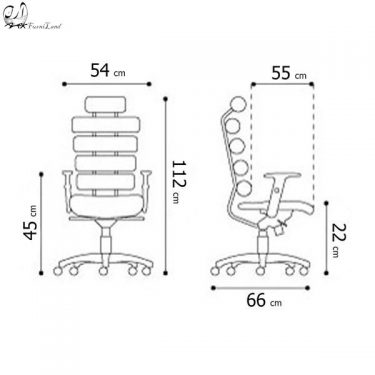 مشخصات صندلی مدیریت آفو مدل H900