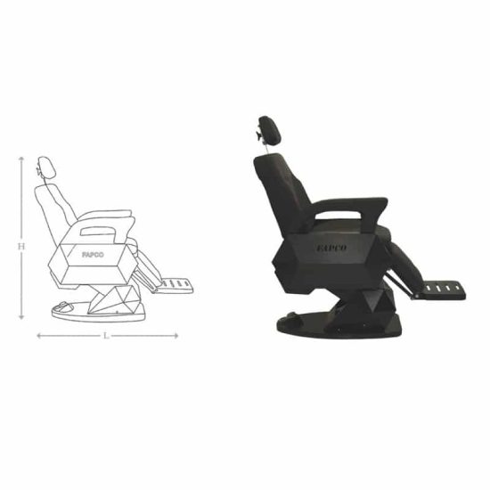 صندلی برقی کد 106 از بغل