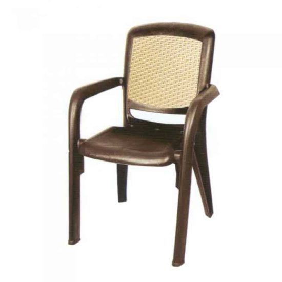 صندلی دسته دار دو رنگ