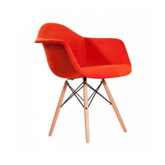 صندلی رستورانی چهارپایه ایفلی چوبی مدل ایزی