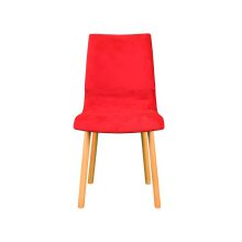 صندلی رستورانی پایه چوبی ساده مدل رونی استیل هامون
