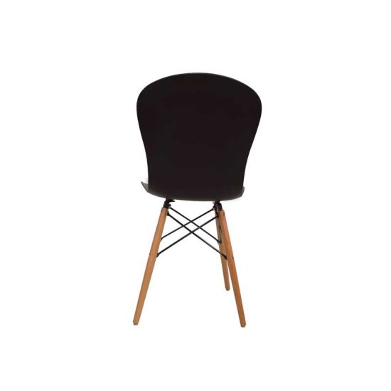 صندلی رستورانی پایه چوبی ایفلی بدون تشک ماهور
