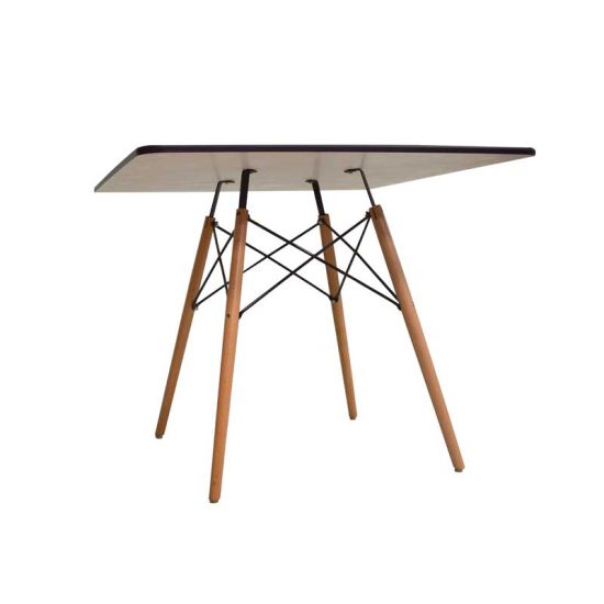 میز پایه چوبی مربعی ایفلی ماهور