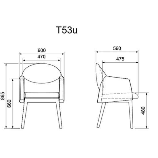 ارزان صندلی اپراتوری لیو مدل T53c