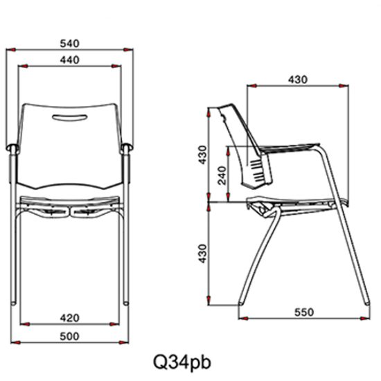 ارزان صندلی چهار پایه لیو مدل Q46bn