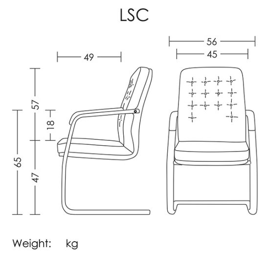 قیمت صندلی کنفرانسی مدل LSC آرتمن