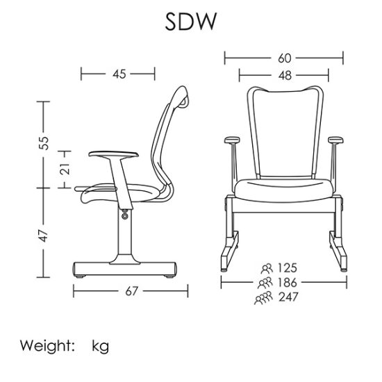 قیمت صندلی انتظار مدل SDW آرتمن