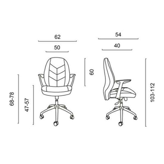 خرید صندلی کارشناسی طبی داتیس مدل XF860