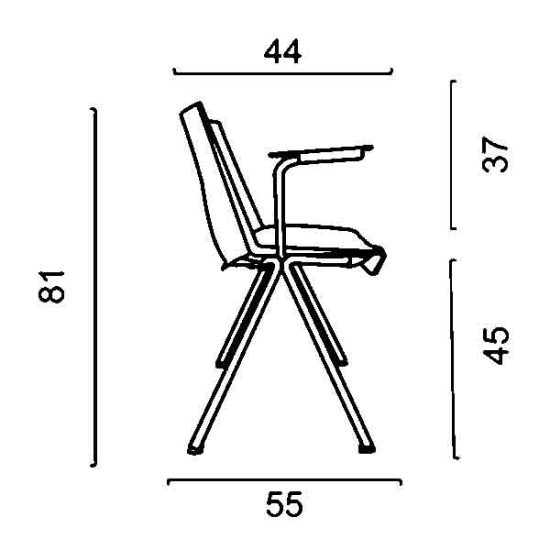 خرید صندلی چهارپایه داتیس مدل SP365
