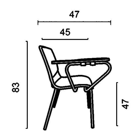 خرید صندلی چهارپایه داتیس مدل TV355